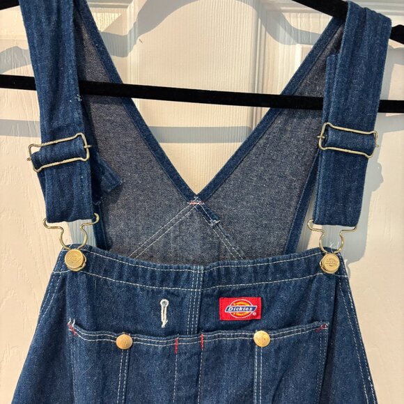 Dickies Dark Denim Overalls - Picture 2 of 5